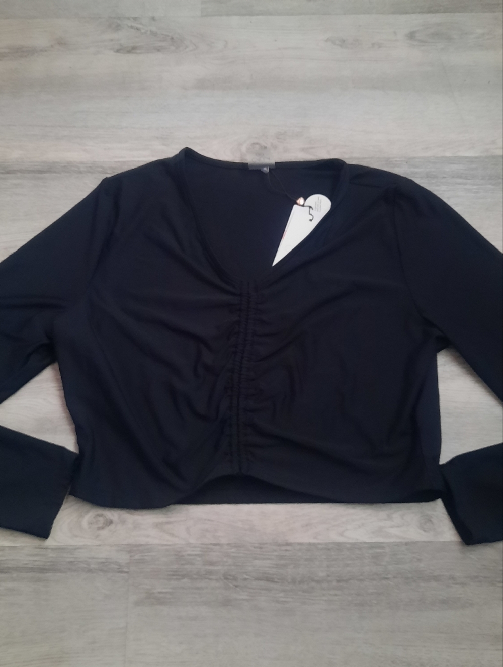 Calia Long Slee Ruched Rashguard